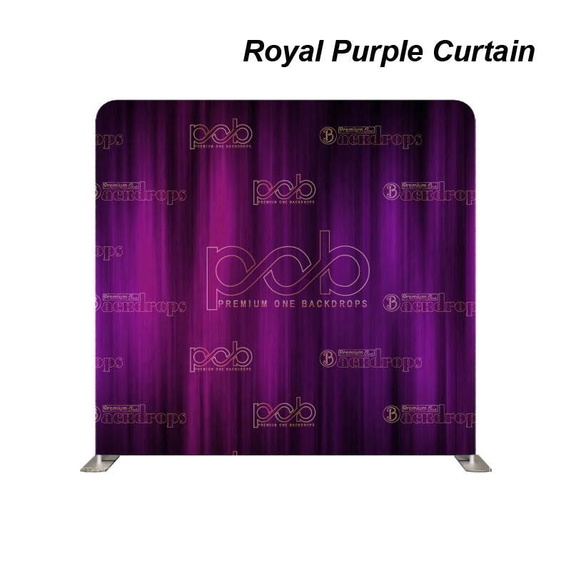 Pillow Cover Backdrop(Royal Purple Curtain)