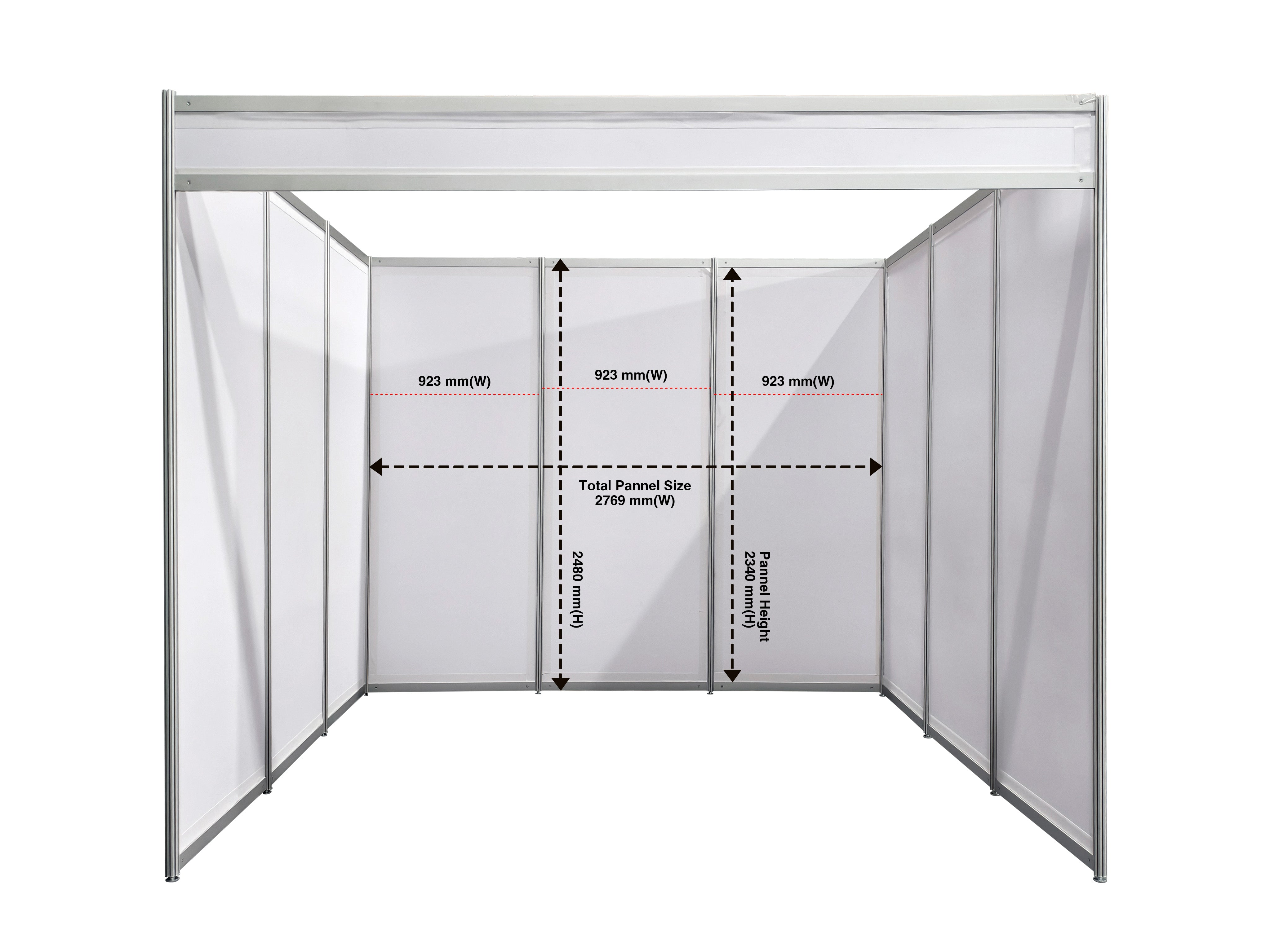 Shell Scheme Exhibition Graphics for 13.2ft Wide x 10ft Depth Booth