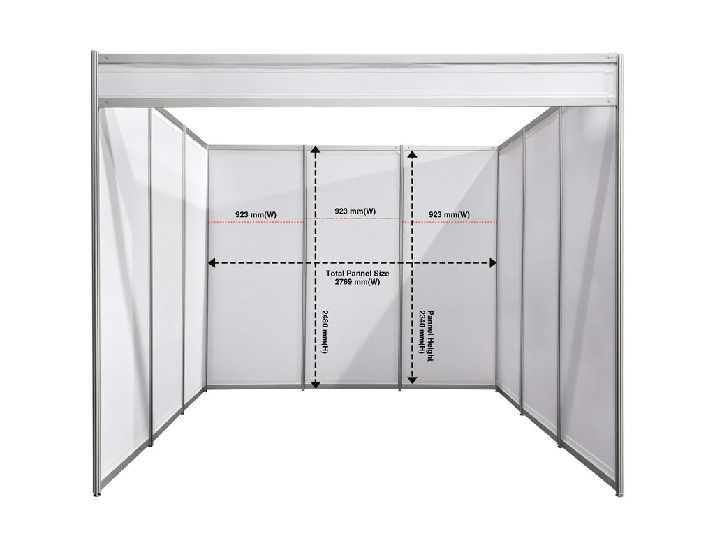 Premium. Shell Booth 20ft x 10ft Shell Scheme Booth Graphics