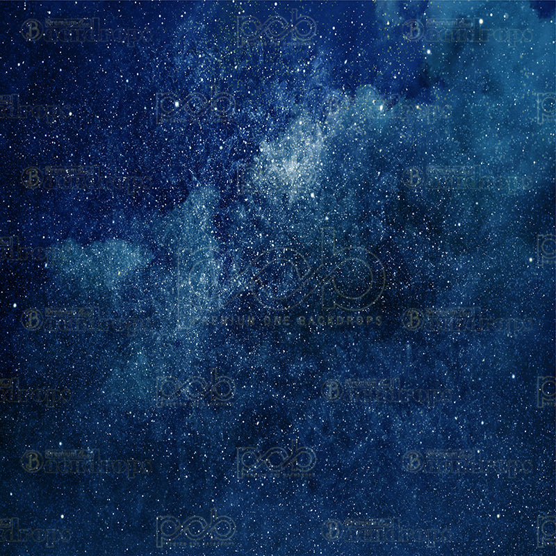 premium one pillowcover backdrops-Space Blue