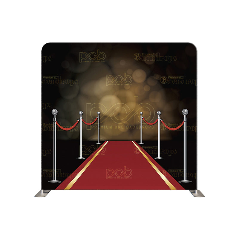 premium one pillowcover backdrops-Starlight Red Carpet