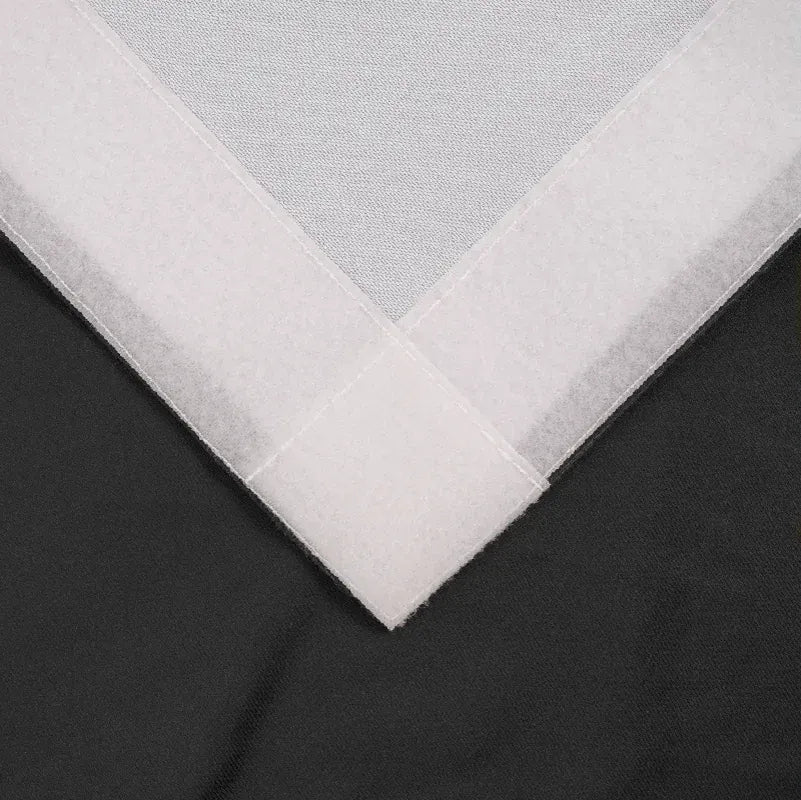 Tension fabric texture detail for portable pop up display
