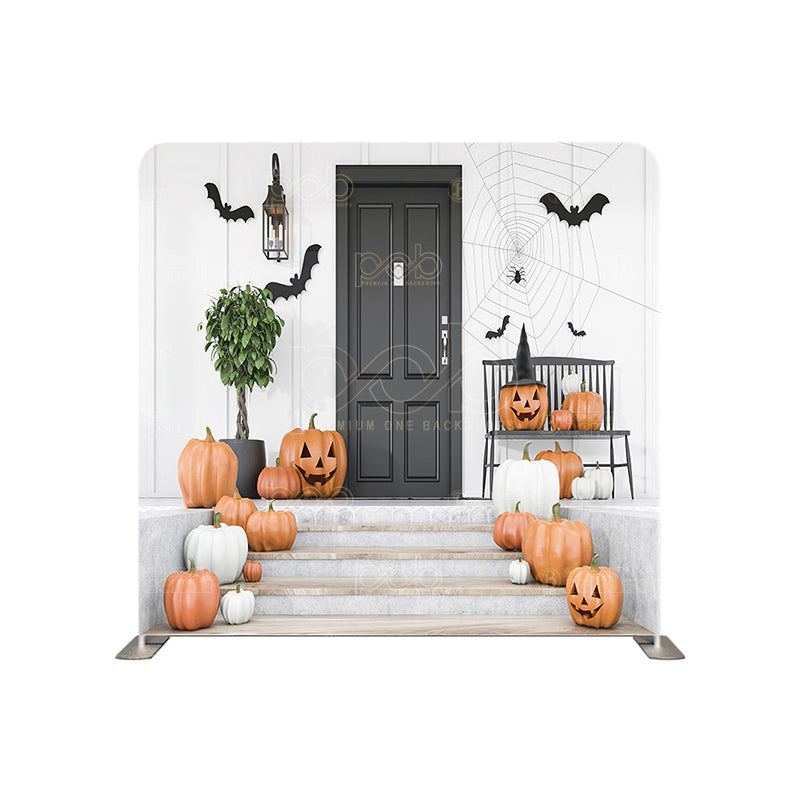 premium one pillowcover backdrops-Suburban Halloween