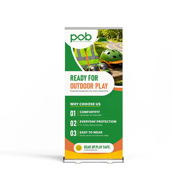 Teardrop Roll Up Banner