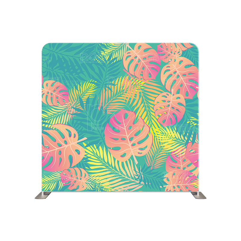 premium one pillow cover backdrops-Tropical Flowers