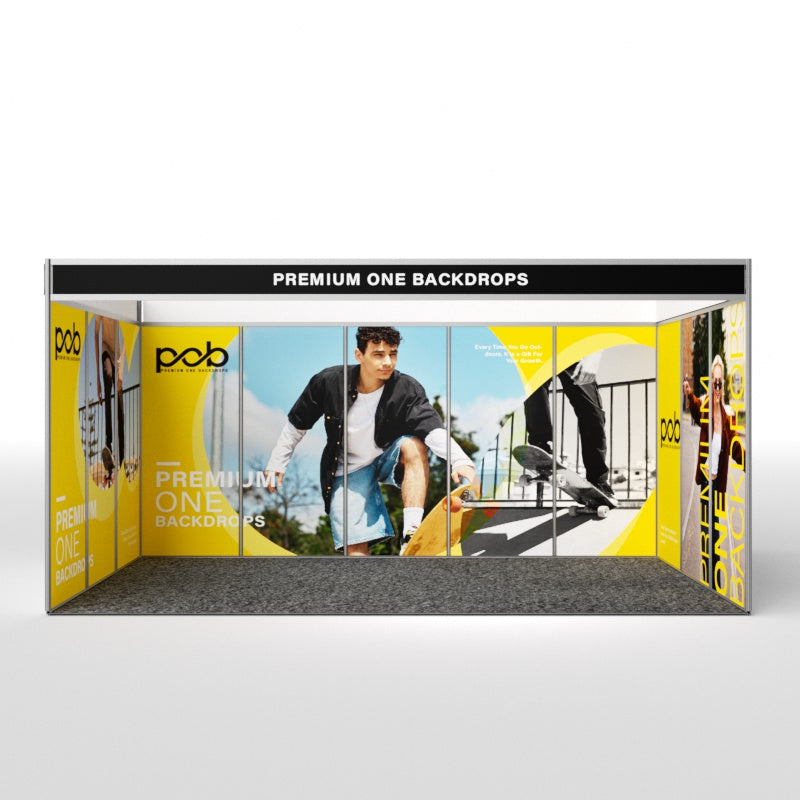 Pob Shell 16.4x10ft Shell Scheme Graphics | Branded Booth Panels | POB