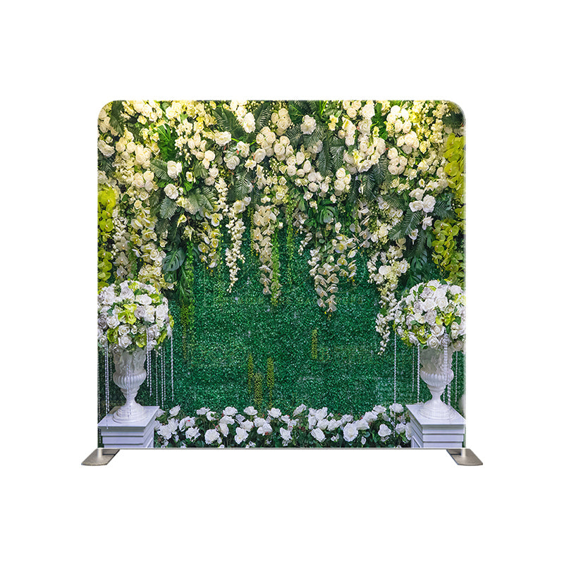 premium one pillow cover backdrops-Vases with Greenery