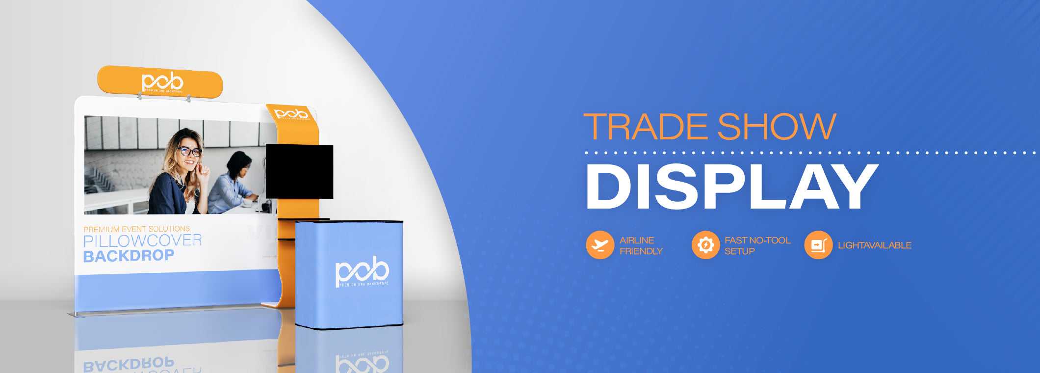 SEG Lightbox Booth Displays | Backlit Trade Show Booth Kits | POB