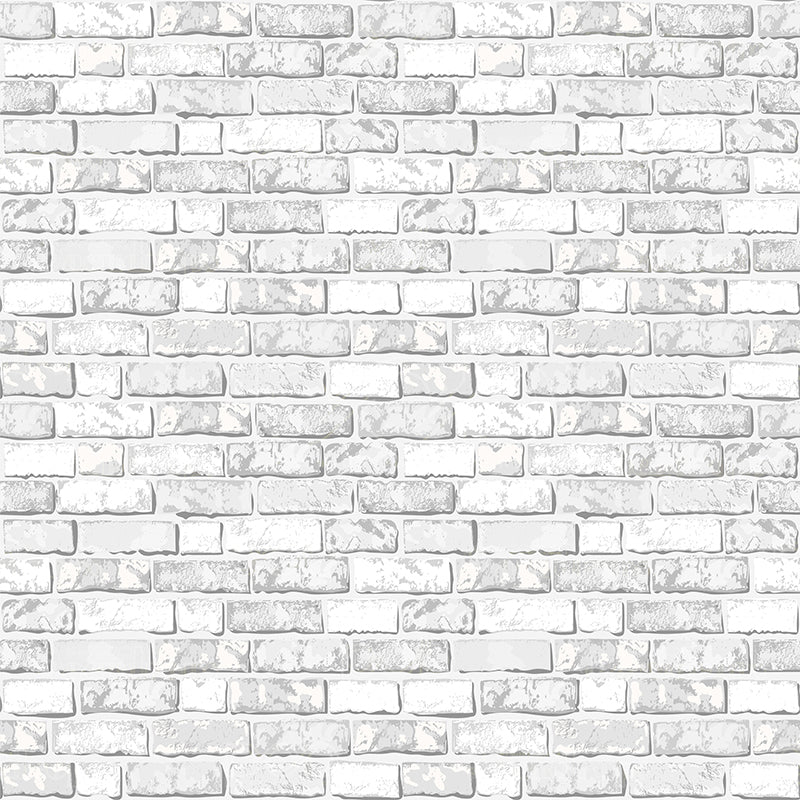 premium one pillowcover backdrops-White Bricks