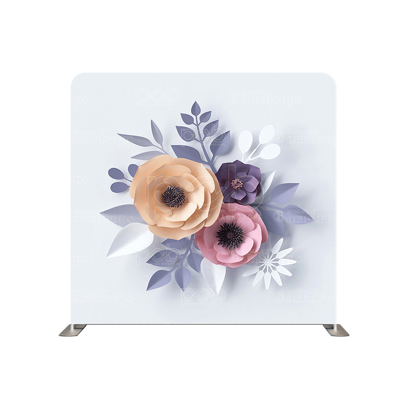 premium one pillowcover backdrops-Winter Flowers