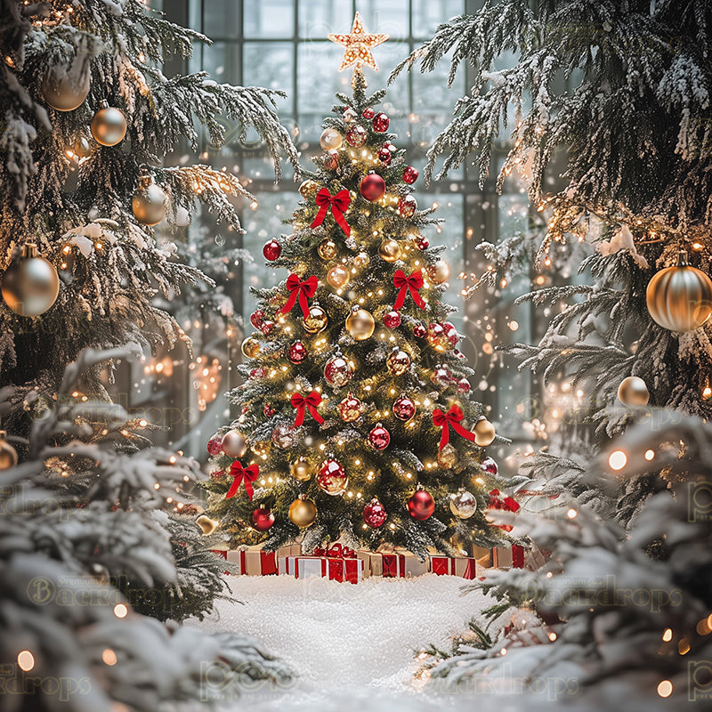 Wonderful Christmas Tree With Gifts