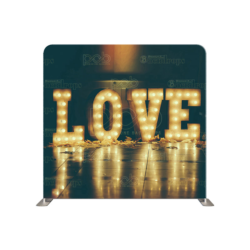 premium one pillowcover backdrops-bold love