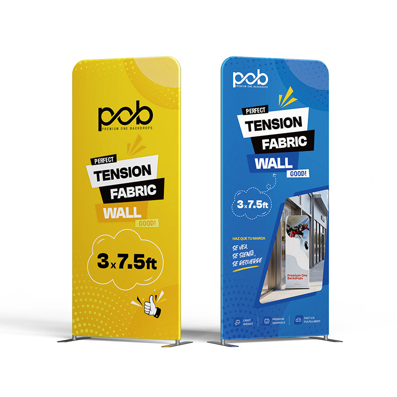 Portable Tension Fabric Banner Stand