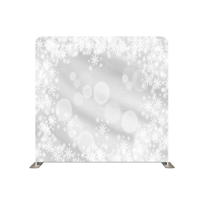 premium one pillowcover backdrops-flake bokeh holiday