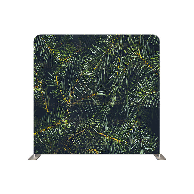 premium one pillowcover backdrops-green palm