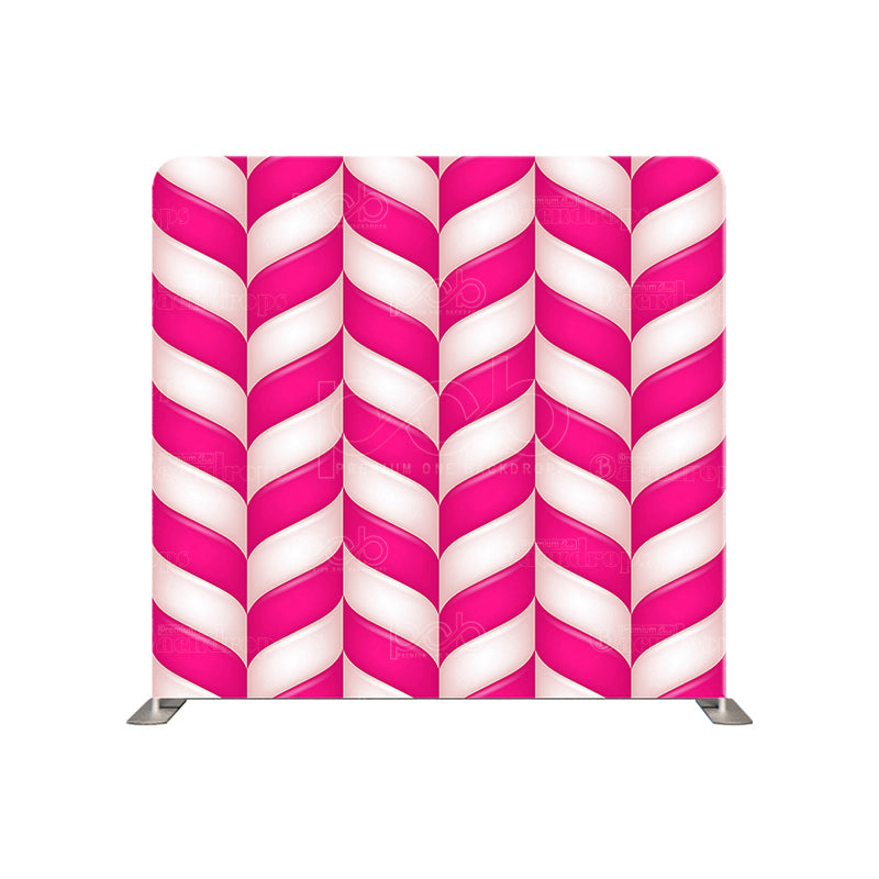 premium one pillow cover backdrops-pink swirls