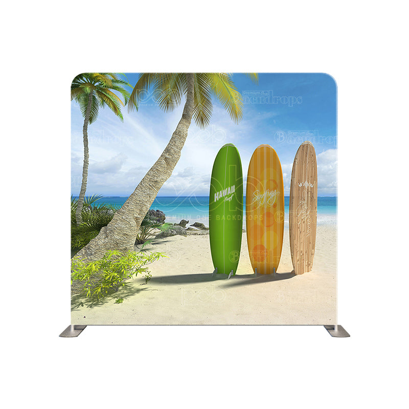 premium one pillowcover backdrops-surfs up