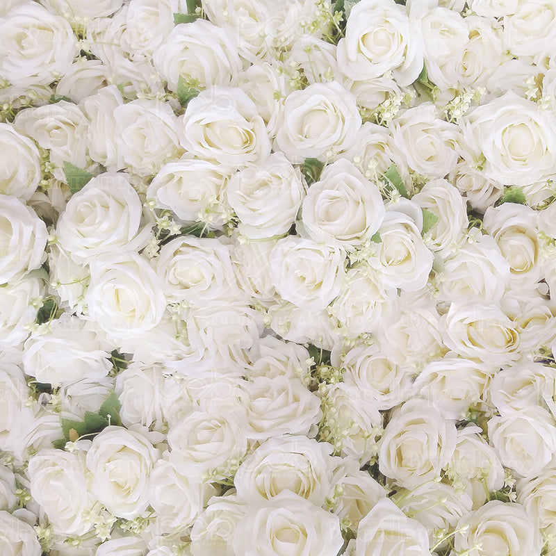 premium one pillowcover backdrops-white roses